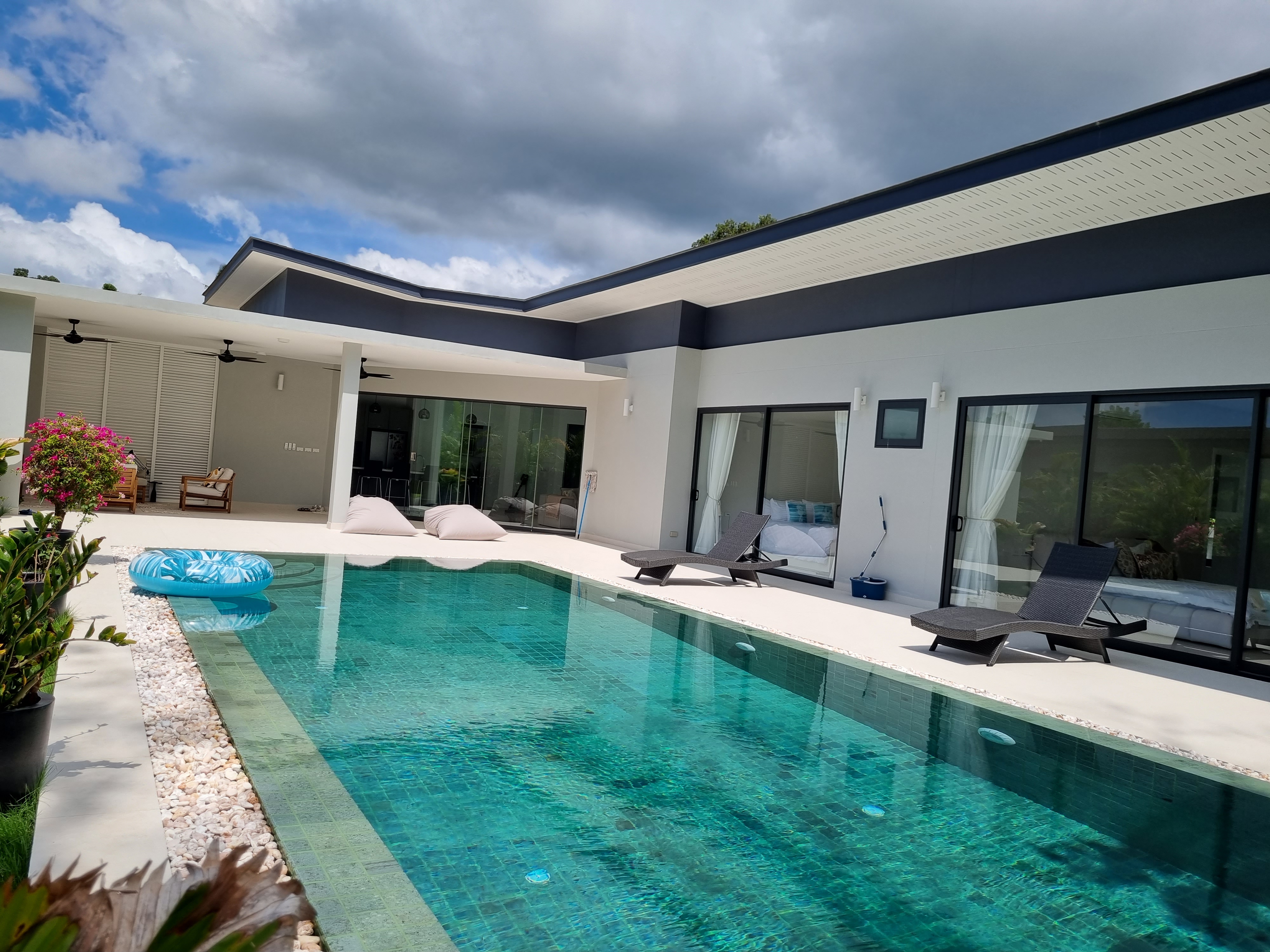 Bespoke sample villa design of off-plan garden pool villa development in Maenam, Koh Samui